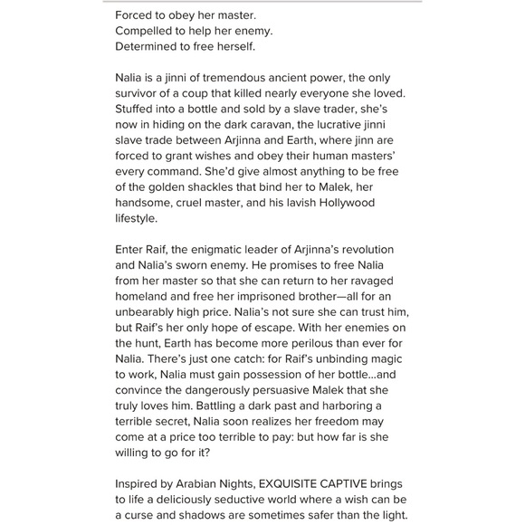 🍭 3/$10 Heather Demetrios: Exquisite Captive- Dark Caravan Cycle #1 (Paperback) - Picture 4 of 4